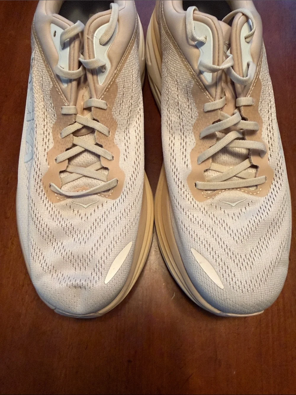 Hoka Men’s Bondi 8 New Sz 16D No Box Running Sneakers - Cream/Beige